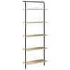 vidaXL K&ouml;nyvespolc 5 szintes 60 x 24 x 168 cm Szerelt fa Sonoma t&ouml;lgy