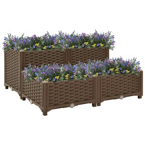 vidaXL polipropil&eacute;n magas&aacute;gy&aacute;s 80 x 80 x 38 cm