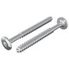 vidaXL Fa Csavarok 2 db Ez&uuml;st M6 x 70 mm Ac&eacute;l