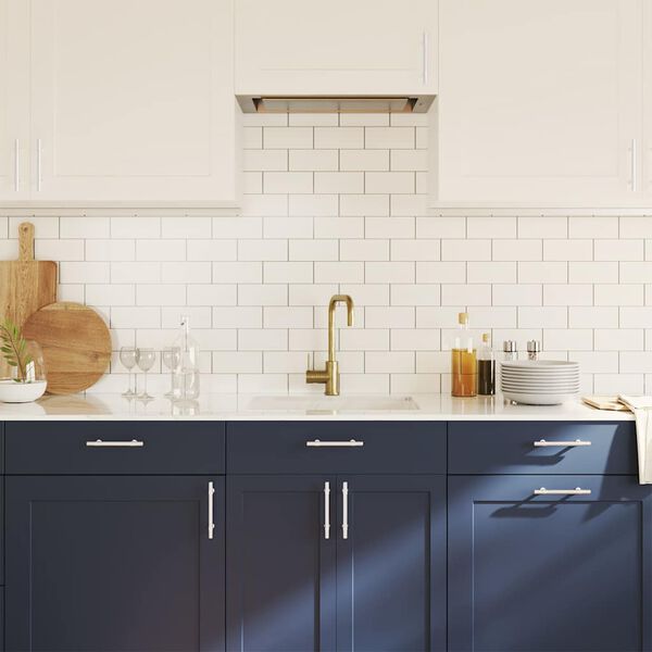 vidaXL 10 db ez&uuml;st rozsdamentes ac&eacute;l szekr&eacute;nyfoganty&uacute; 96 mm