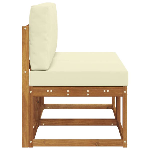 vidaXL 2 Darab K&uuml;lt&eacute;ri k&ouml;z&eacute;pső kanap&eacute; T&ouml;m&ouml;r Ak&aacute;cfa