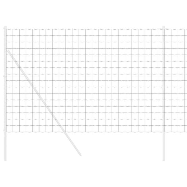 vidaXL Európai Kerítés Szürke 1.6 x 10 m PVC-bevonatú vas