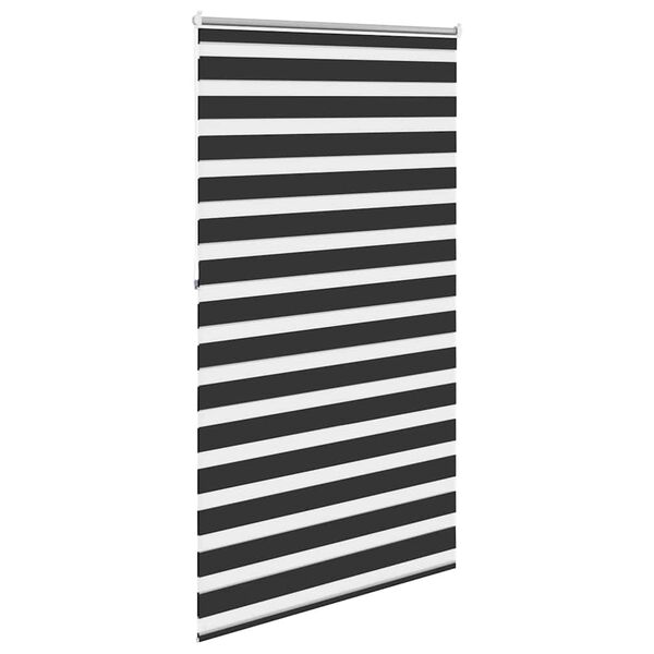 vidaXL fekete zebra rol&oacute; 120,9 x 230 cm sz&ouml;vetsz&eacute;less&eacute;g 116,7 cm