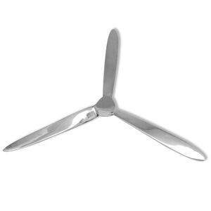 vidaXL Falra r&ouml;gz&iacute;thető propeller dekor&aacute;ci&oacute; alum&iacute;nium ez&uuml;st 70 cm