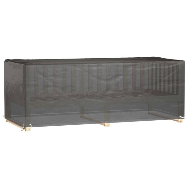 vidaXL téglalap alakú kerti bútor huzat 8 fűzőlyukkal 192x82x65 cm