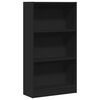 vidaXL fekete szerelt fa k&ouml;nyvszekr&eacute;ny 60 x 24 x 109 cm