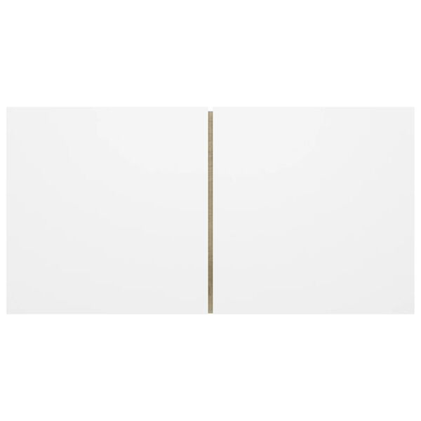 vidaXL fehér és sonoma tölgy függő TV-szekrény 60 x 30 x 30 cm