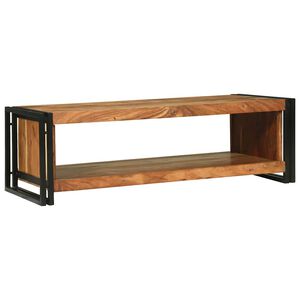 vidaXL Doh&aacute;nyz&oacute;asztal Barna 120 x 50 x 38 cm T&ouml;m&ouml;r Ak&aacute;cfa