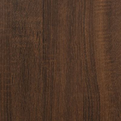 vidaXL 2 db barna tölgyszínű szerelt fa dohányzóasztal