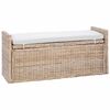 vidaXL T&aacute;rol&oacute;pad GENDT Term&eacute;szetes 110 x 40 x 50 cm Rattan