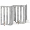 vidaXL Hajthat&oacute; &aacute;llatker&iacute;t&eacute;s 4 db Betonsz&uuml;rke 201 x 38 x 90 cm