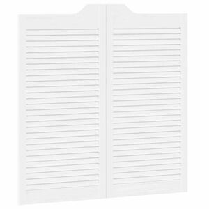 vidaXL Lengő Ajt&oacute;k 100 x 50 cm T&ouml;m&ouml;r Fenyőfa Feh&eacute;r