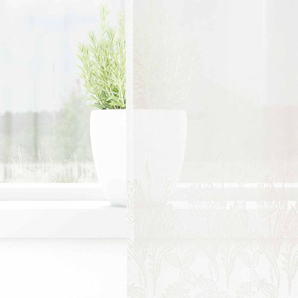 vidaXL Csipk&eacute;s F&uuml;gg&ouml;ny f&uuml;gg&ouml;ny&ouml;kkel Feh&eacute;r 100 x 300 cm Poli&eacute;szter