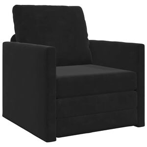 vidaXL Kanap&eacute;&aacute;gy Fekete 74 x 77 x 81 cm B&aacute;rsony