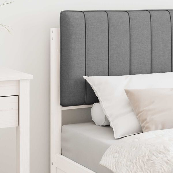 vidaXL &Aacute;gykeret K&aacute;rpitozott Fejt&aacute;ml&aacute;val Vil&aacute;gossz&uuml;rke 80 x 200 cm