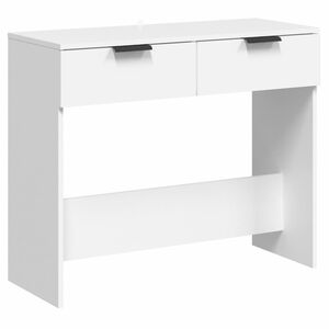 vidaXL feh&eacute;r szerelt fa t&aacute;lal&oacute;asztal 90 x 36 x 75 cm