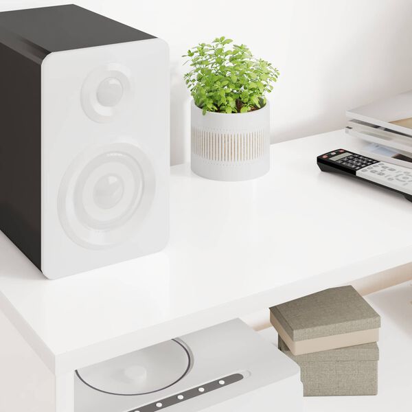 vidaXL TV szekr&eacute;ny Feh&eacute;r 100 x 30 x 40 cm Faanyag