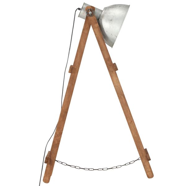 vidaXL ez&uuml;stsz&iacute;nű t&ouml;m&ouml;r mang&oacute;fa &aacute;ll&oacute;l&aacute;mpa E27