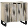 vidaXL F&uuml;rdőszobai mosd&oacute;szekr&eacute;ny Feh&eacute;r 62 x 33 x 58 cm Szerelt Fa