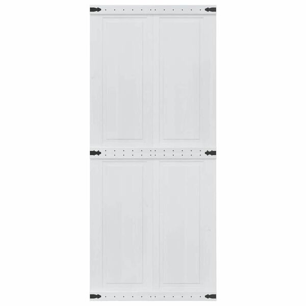 vidaXL Ajt&oacute; Corona Feh&eacute;r 90 x 210 cm Faanyag