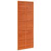 vidaXL Ist&aacute;ll&oacute;ajt&oacute; Viaszbarna 80 x 208 cm T&ouml;m&ouml;r Fenyőfa