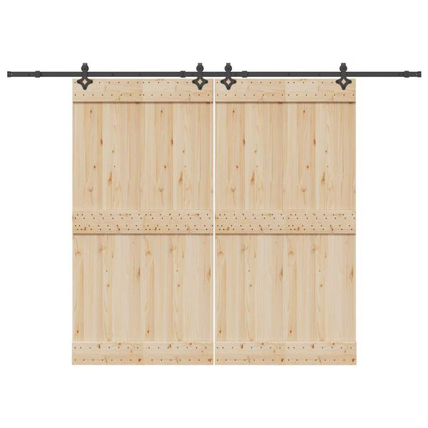 vidaXL fekete ac&eacute;l tol&oacute;ajt&oacute; f&eacute;mszerel&eacute;k k&eacute;szlet 305 cm