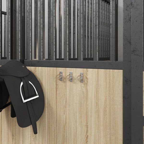 vidaXL 3 db ez&uuml;stsz&iacute;nű &eacute;s barna ac&eacute;l falra szerelhető v&ouml;d&ouml;rakaszt&oacute;