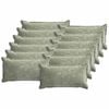 vidaXL P&aacute;rna huzat 12 pcs HOUTEN Z&ouml;ld 40 x 80 cm Chenille Sz&ouml;vet