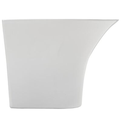 vidaXL falra szerelhető fehér kerámia mosdókagyló 470 x 450 x 370 mm