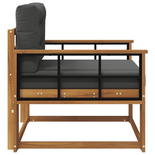 vidaXL K&uuml;lt&eacute;ri k&ouml;z&eacute;pső kanap&eacute; T&ouml;m&ouml;r Ak&aacute;cfa Term&eacute;szetes