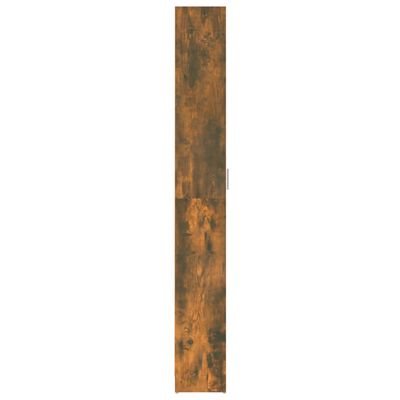 vidaXL füstös tölgyszínű szerelt fa előszobaszekrény 55 x 25 x 189 cm