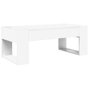 vidaXL Doh&aacute;nyz&oacute;asztal Feh&eacute;r 110 x 50 x 41 cm Szerelt Fa