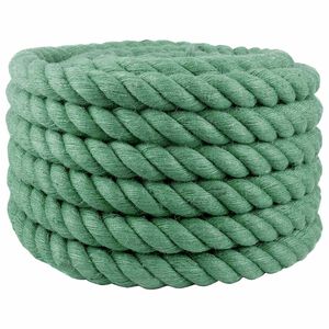 vidaXL Juta K&ouml;t&eacute;l 30 mm Z&ouml;ld 100% Tossa kender