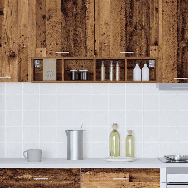 vidaXL F&uuml;ggő szekr&eacute;ny t&aacute;rol&oacute;val &Ouml;reg fa 20 x 29,5 x 100 cm Faanyag