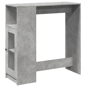 vidaXL betonsz&uuml;rke szerelt fa t&aacute;rol&oacute;rekeszes b&aacute;rasztal 101x40x103,5 cm