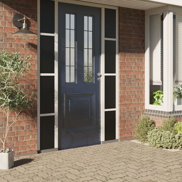 vidaXL matt fekete PVC statikus ablakf&oacute;lia 90 x 500 cm