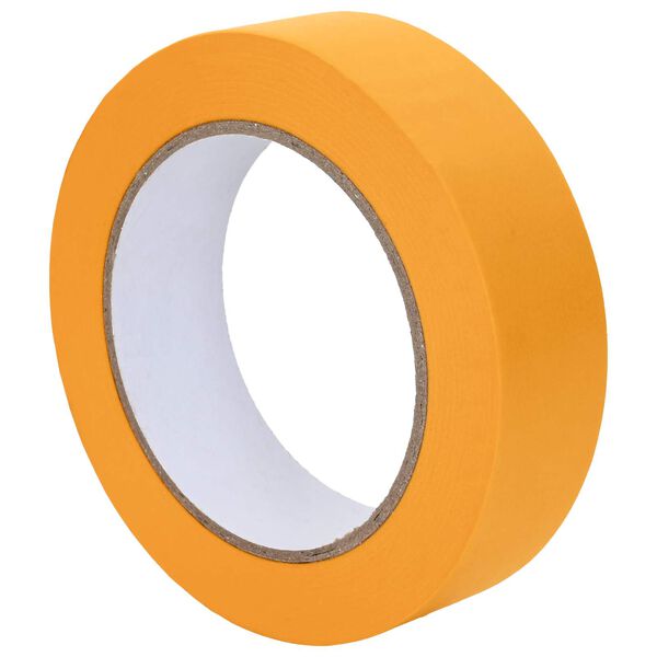 vidaXL Festő Maszkol&oacute; Szalagok 50 pcs S&aacute;rga 25mm x 50m Pap&iacute;r