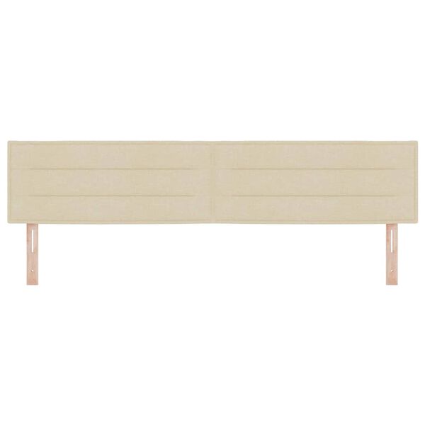 vidaXL Fejt&aacute;mla fejt&aacute;ml&aacute;val Kr&eacute;m 200 cm Műbőr