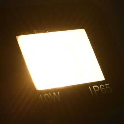 vidaXL meleg fehér fényű LED-es reflektor 10 W