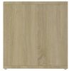 vidaXL 2 db feh&eacute;r-sonoma sz&iacute;nű szerelt fa TV-szekr&eacute;ny 72x35x36,5 cm