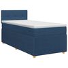 vidaXL Boxspring &aacute;gy matraccal fejt&aacute;ml&aacute;val K&eacute;k 100 x 200 cm Sz&ouml;vet