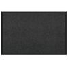 vidaXL Ajt&oacute;szőnyeg Antracitsz&uuml;rke 80 x 120 x 1.2 cm Mack&oacute;fleece