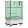 vidaXL rattan megjelen&eacute;sű magas&aacute;gy&aacute;s bor&iacute;t&aacute;ssal/ker&eacute;kkel 80x50x182 cm