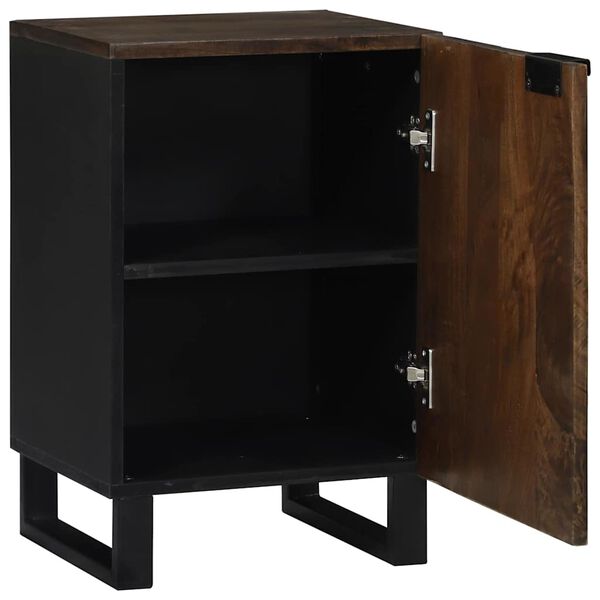 vidaXL F&uuml;rdőszobai mosd&oacute;szekr&eacute;ny ajt&oacute;val Di&oacute; 38 x 33,5 x 58 cm Faanyag