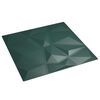 vidaXL Fali panelek 24 db 50 x 50 cm Z&ouml;ld XPS Hab