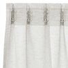 vidaXL Voile F&uuml;gg&ouml;ny f&uuml;gg&ouml;ny&ouml;kkel 2 pcs Kr&eacute;m 225 x 140 cm Poli&eacute;szter