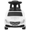 vidaXL feh&eacute;r Mercedes-Benz C63 ped&aacute;los aut&oacute;