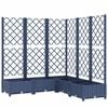 vidaXL k&eacute;ksz&uuml;rke PP r&aacute;csos kerti &uuml;ltetől&aacute;da 120 x 120 x 121,5 cm