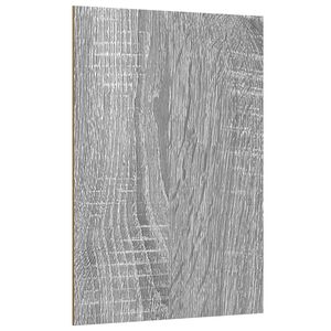 vidaXL Dekor Panelek 12 db Sz&uuml;rke Sonoma 30 x 42 x 0,27 cm Szerelt Fa