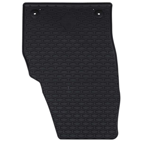 vidaXL Aut&oacute;szőnyeg 4 pcs Fekete VW POLO , TAIGO Gumi